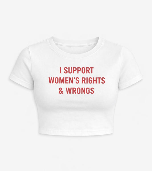 Crop tee for the baddies
