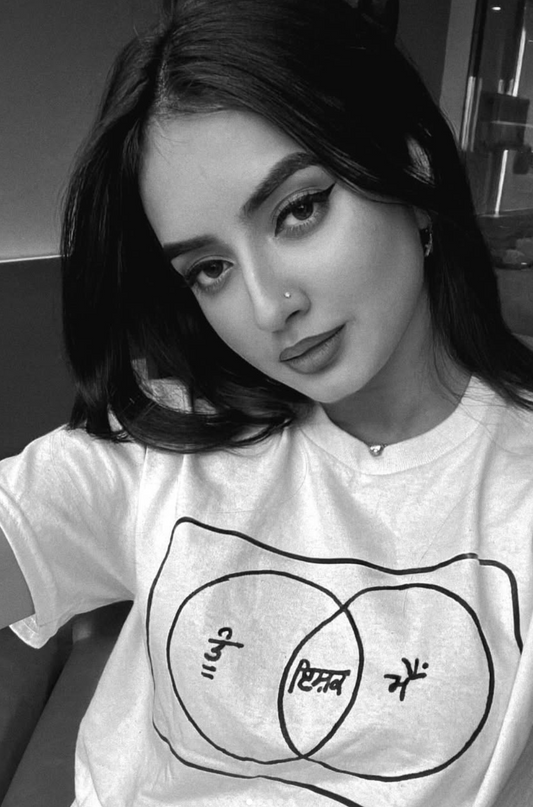 Tu Ishq Main – Women’s Tee in Blue