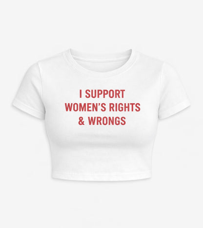 Crop tee for the baddies