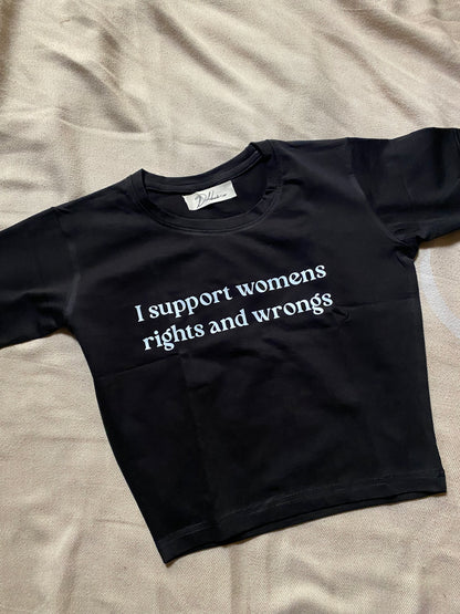 Crop tee for the baddies